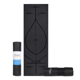 Fitness Mantra® TPE Dual Color Anti-Slip Yoga Mat with Cover Bag for Gym Workout and Yoga Exercise for Men & Women New_Fitness| 1 Piece| 6mm| 24"x72"| Dual Color| Premium|